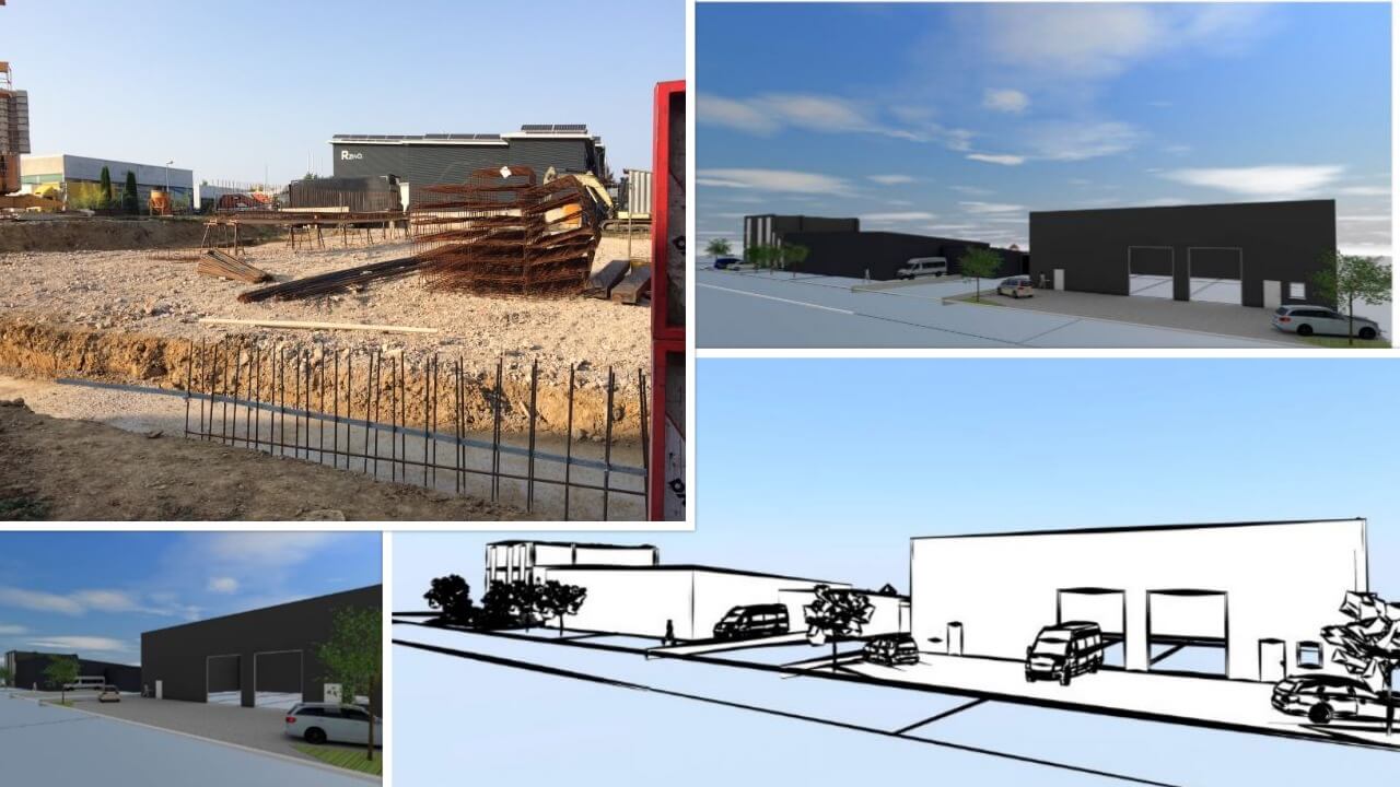 Baubeginn Halle Zwei