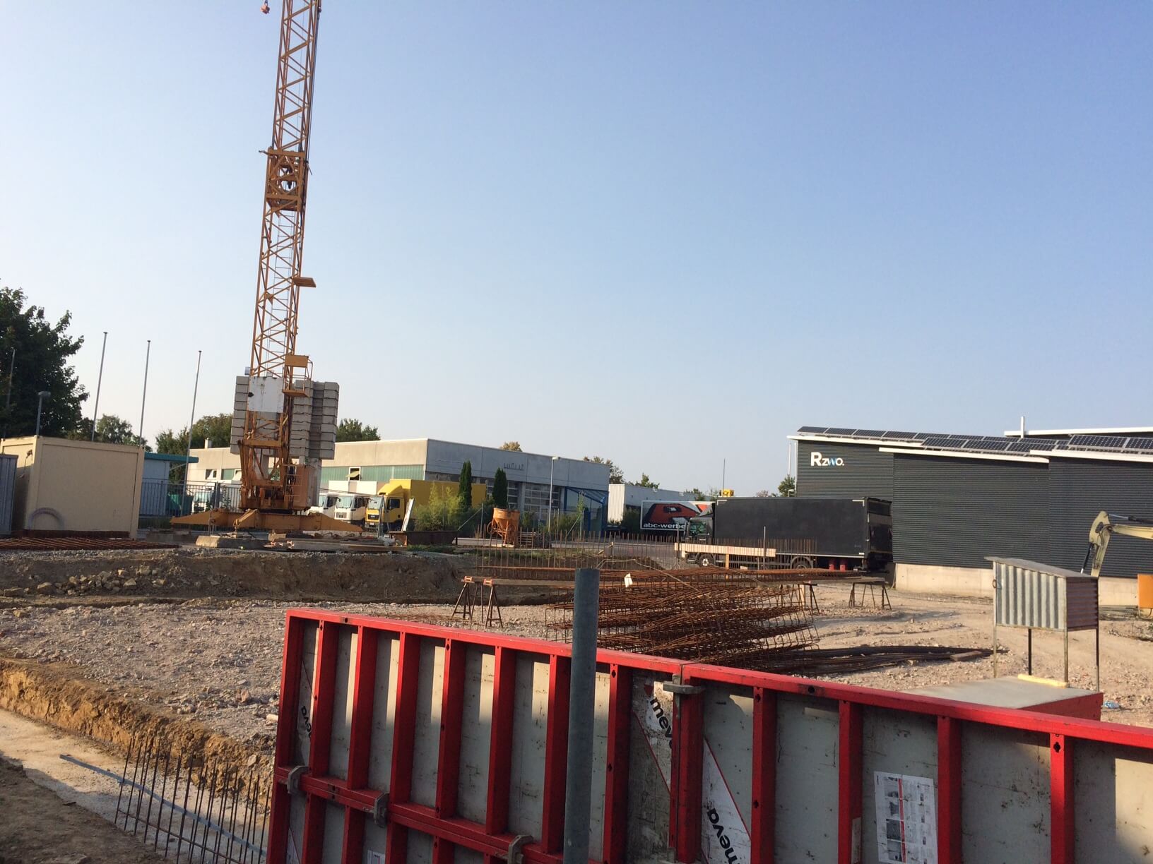 Baubeginn Halle Zwei