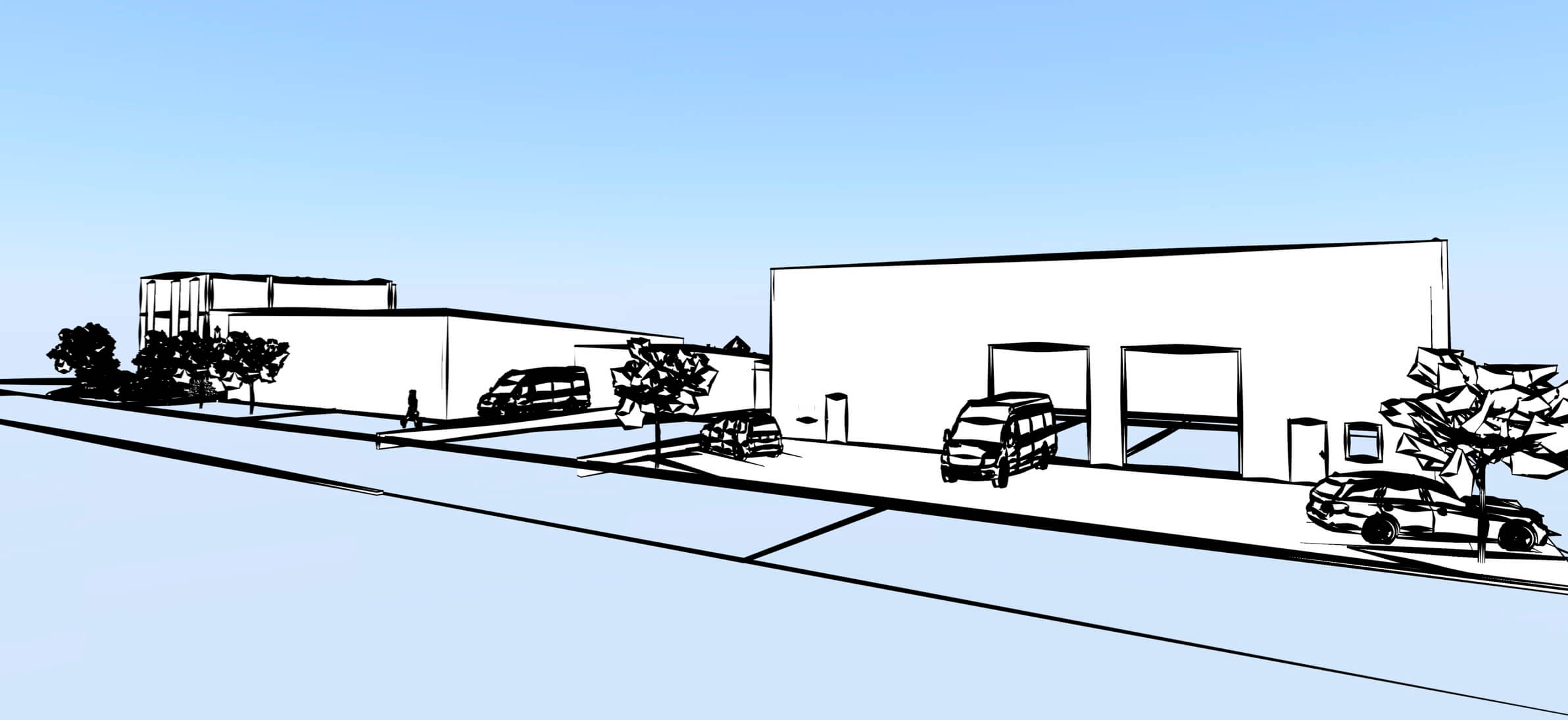 Baubeginn Halle Zwei