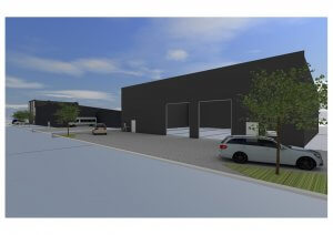 Baubeginn Halle Zwei