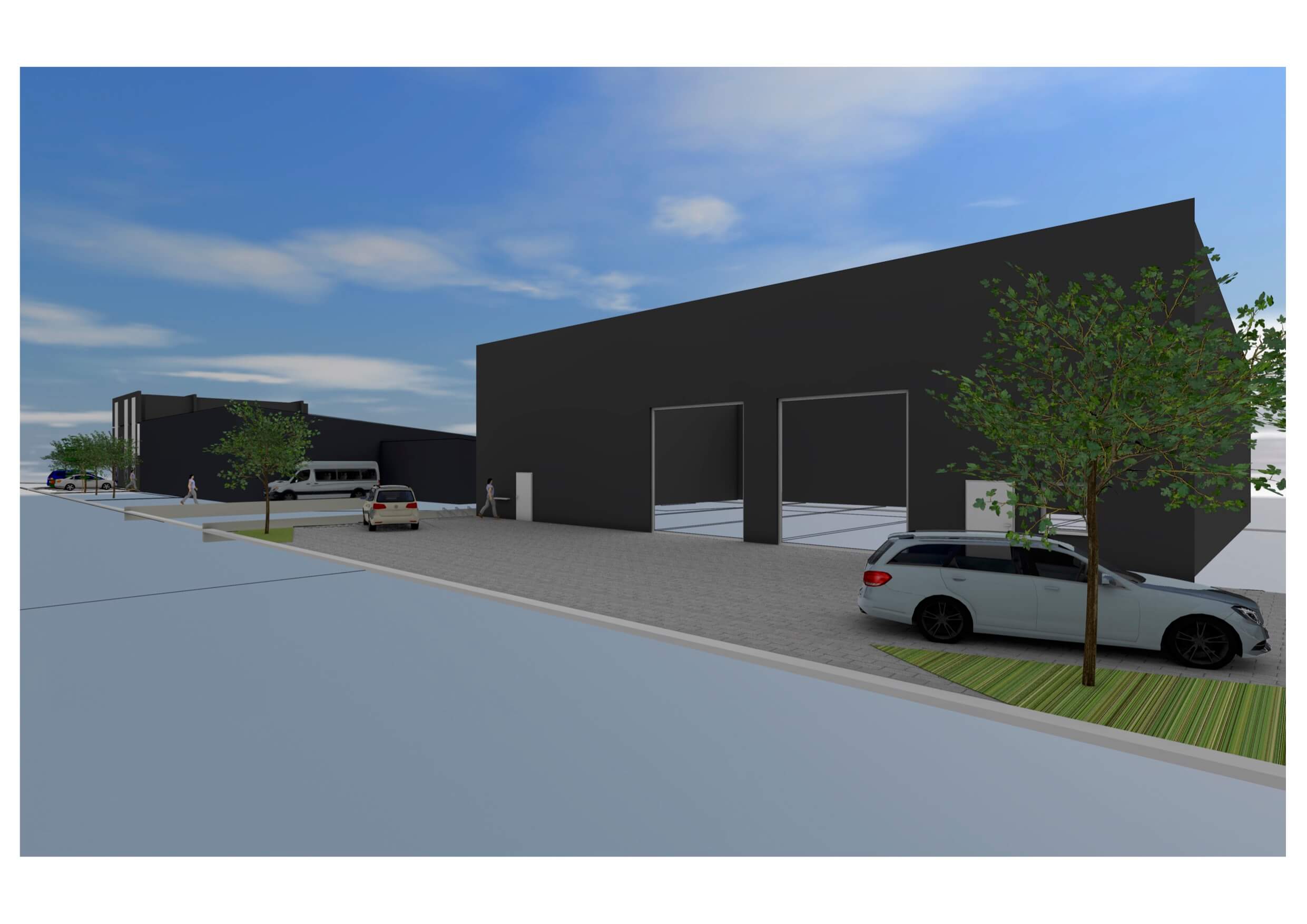 Baubeginn Halle Zwei