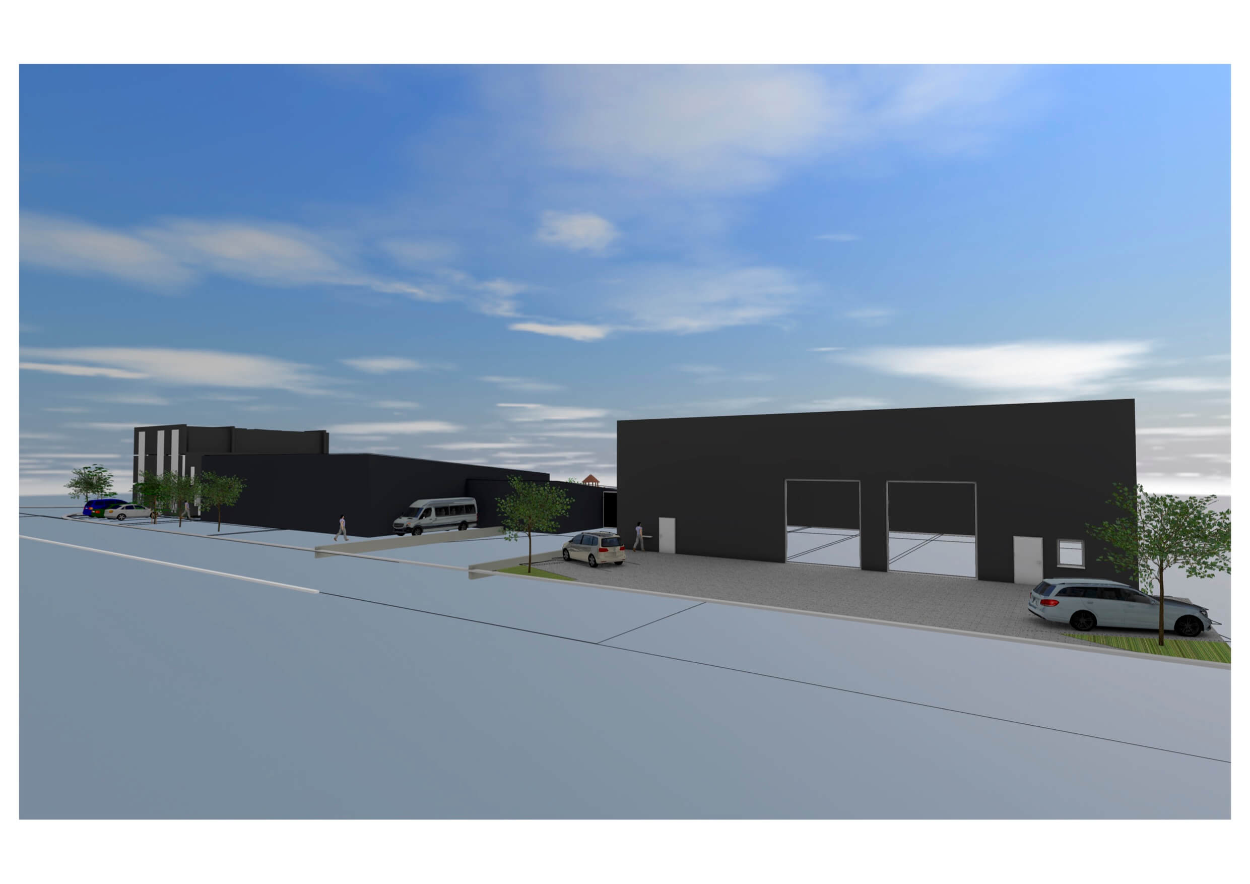 Baubeginn Halle Zwei